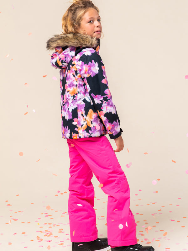 Roxy Girls Backyard Snow Pants - Shocking Pink – Chicken Little Shop