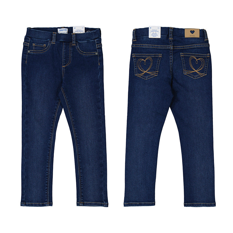 Mayoral Girls Jeans - Dark Wash