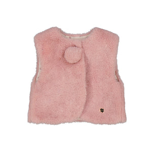 Mayoral Baby Girls Fur Vest Petal