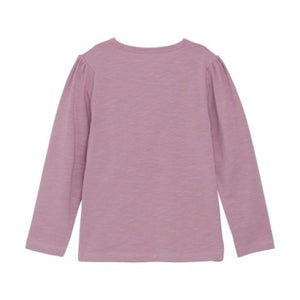 Minymo Girls Long Sleeve Smoothie T-Shirt - Orchid Haze