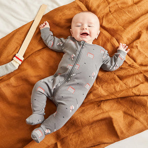 Petit Lem Baby Boys Hockey Gear Print on Cadet Sleeper