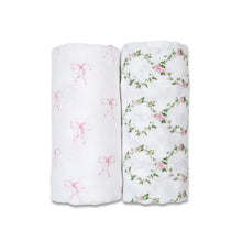 Load image into Gallery viewer, Lulujo Cotton Swaddles - 2 PK
