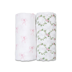 Lulujo Cotton Swaddles - 2 PK