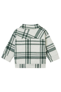 Noppies Baby Boys Long Sleeve Plaid Grenade Shacket - Garden Topiary