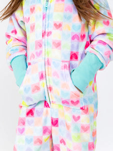 Preppy Goose Love More Plush Onesie