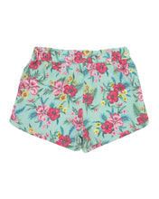 Load image into Gallery viewer, Feather 4 Arrow Girls Castaway Beach Short - Teal Tropics
