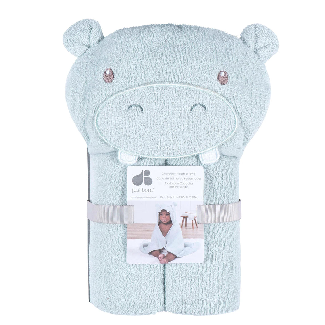 Just Born Character Hooded Towel