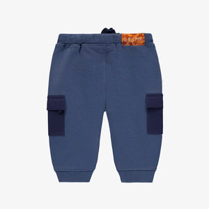 Souris Mini Boys French Terry Regular Fit Joggers - Blue