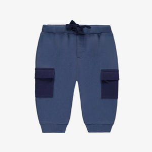 Souris Mini Boys French Terry Regular Fit Joggers - Blue