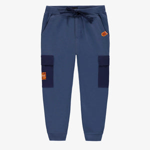 Souris Mini Boys French Terry Regular Fit Joggers - Blue