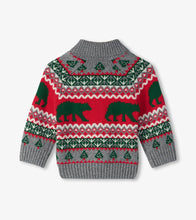 Load image into Gallery viewer, Hatley Baby &amp; Toddler Knit Bear Shawl Collar Cardigan
