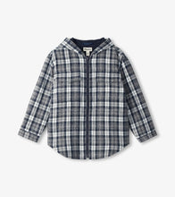 Load image into Gallery viewer, Hatley Boys Brushed Flannel Hoodie - Salute Plaid
