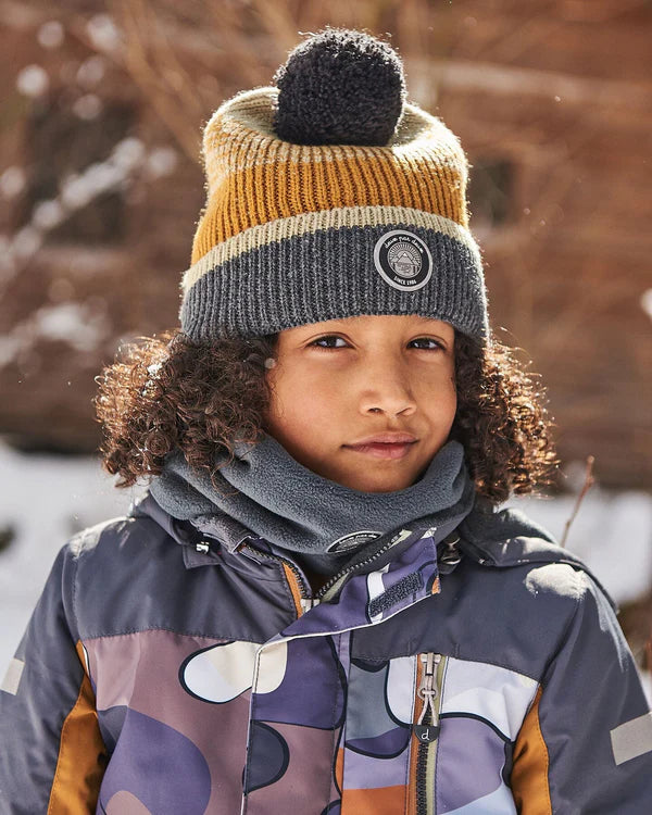 Boys grey pom pom hat online