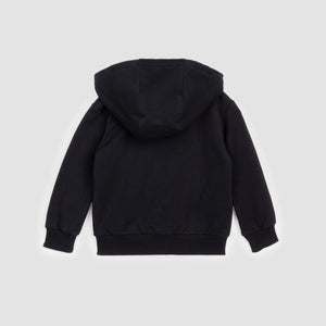 Miles Basics Zip-Up Hoodie - Black