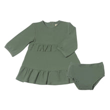 Load image into Gallery viewer, ettie + h Girls Imogen Dress - Sage Green
