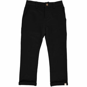 Me & Henry Baby Boys Jonathan Jersey Pants - Black