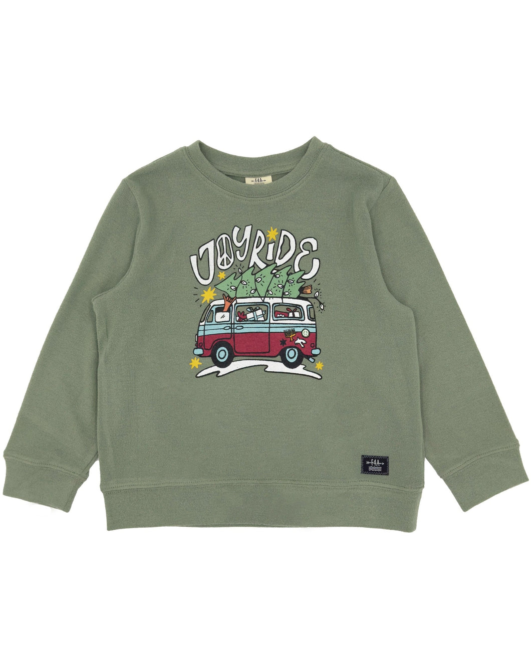 Feather 4 Arrow Joy Ride Hacci Pullover - Sage