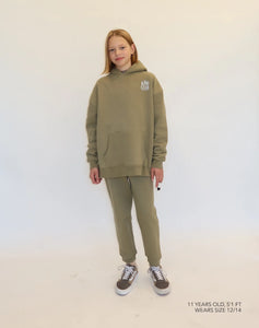 Brunette The Label Kind Club Hoodie - Olive