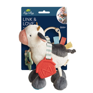 Itzy Ritzy Link & Love Activity Plush with Teether Toy