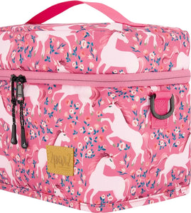 deux par deux Printed Lunch Box - Pink Unicorns