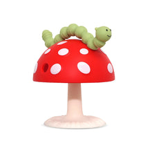 Load image into Gallery viewer, Razberry - Chompy Mushroom Grip Silicone Teether
