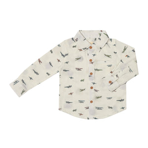 ettie + h Boys Myles Shirt - Airplane