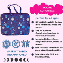 Load image into Gallery viewer, Yumbox Poche Insulated Lunch Bag Sleeve w/Handles - Lunar Phases
