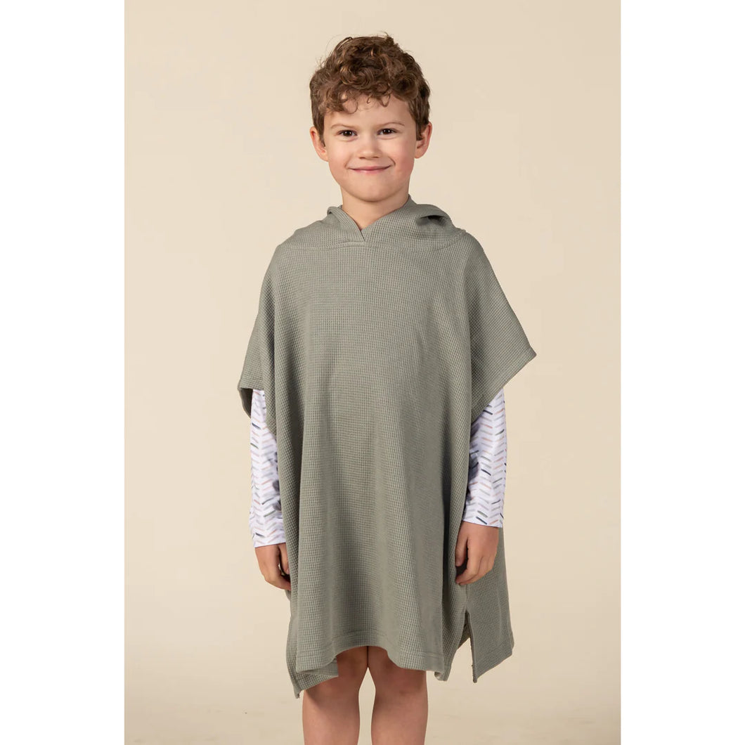 Current Tyed Waffle Beach Poncho
