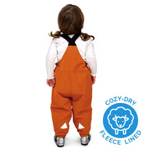 Load image into Gallery viewer, Jan &amp; Jul Kids Fleece Lined Rain Overalls
