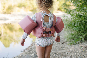 Current Tyed The "Zoey" Ruffle Rashguard Suit