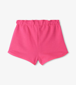 Hatley Girls Pink Paper Bag Shorts