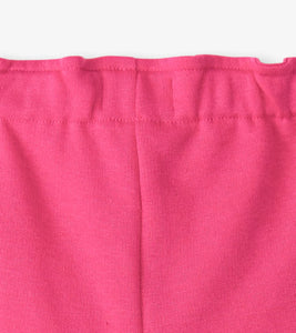 Hatley Girls Pink Paper Bag Shorts