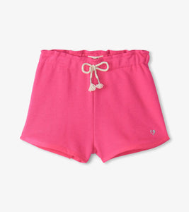 Hatley Girls Pink Paper Bag Shorts