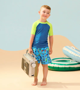 Hatley Boys Long Boards Swim Trunks