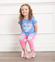 Load image into Gallery viewer, Hatley Baby &amp; Toddler Girls Wild Flower Heart Eyelet Trim T-Shirt
