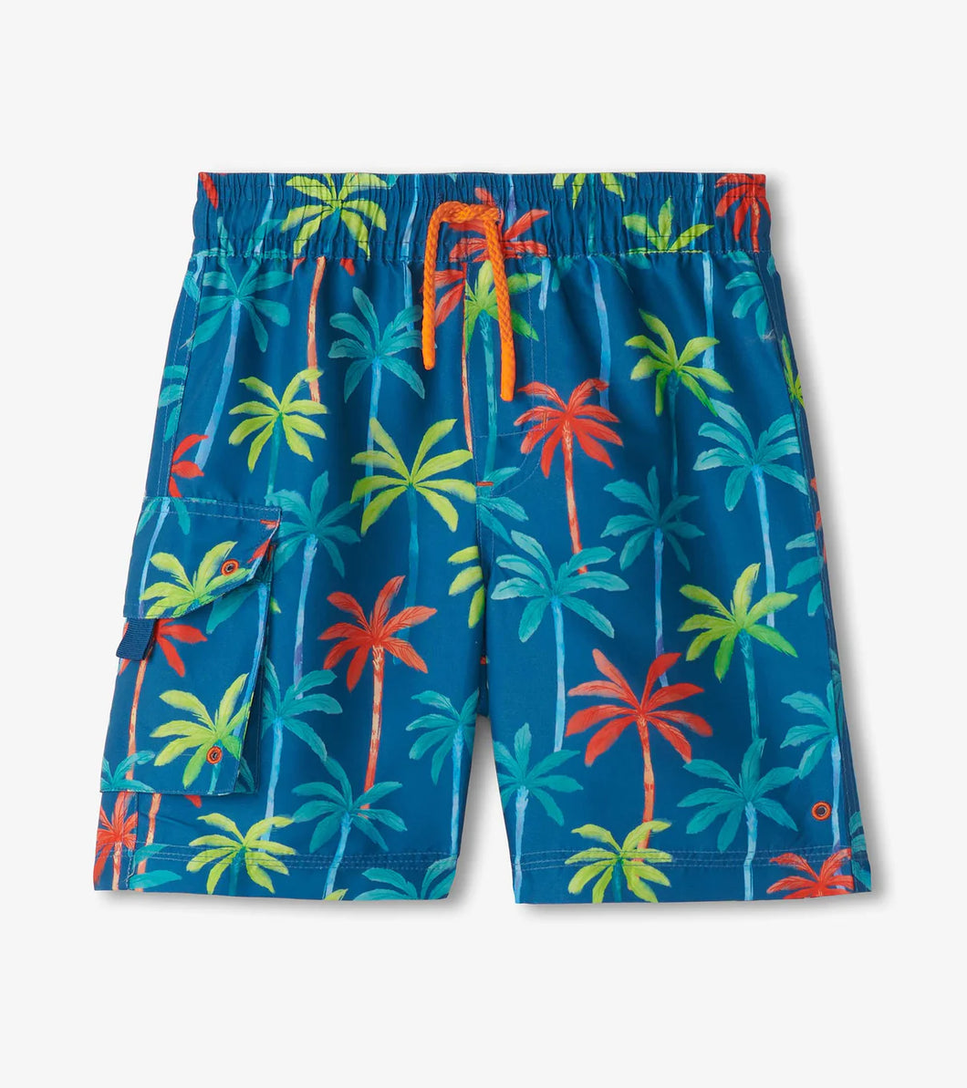 Hatley Boys Printed Palms Board Shorts