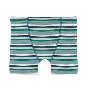 Kickee Pants Boxer Briefs - Stormy Sea Stripe