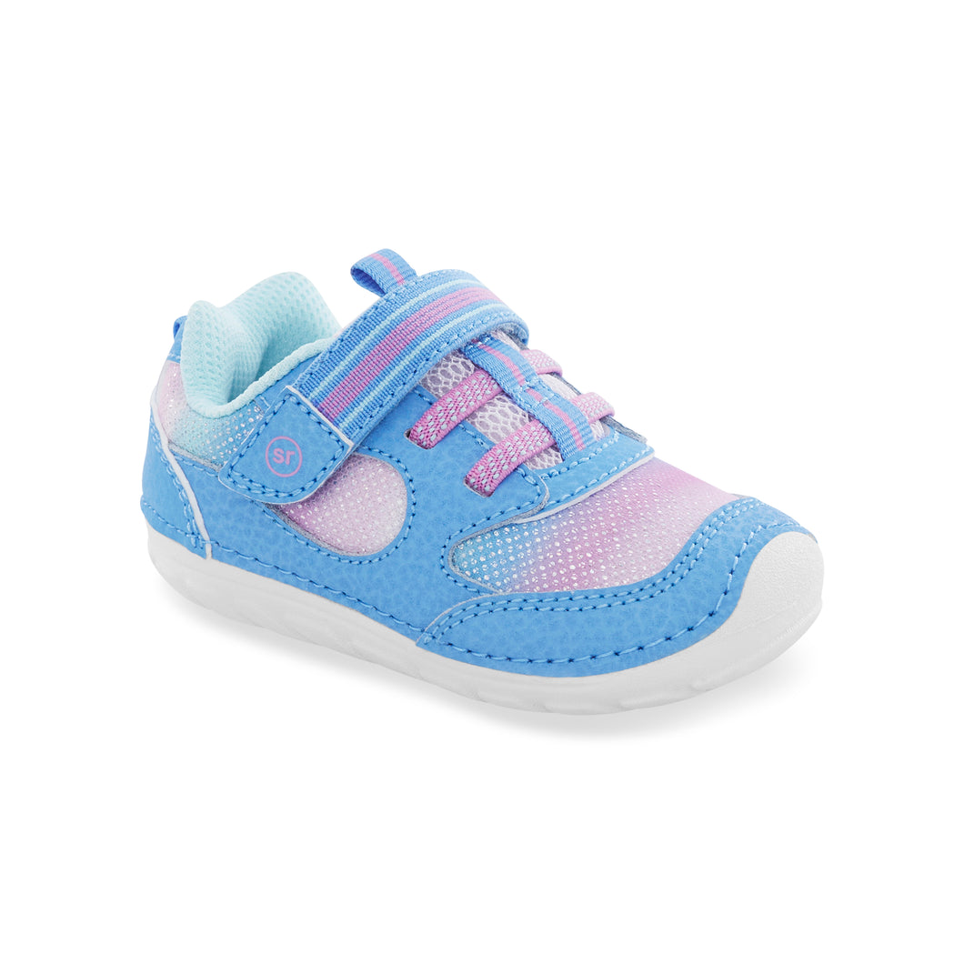 Stride Rite Baby Girls Soft Motion Turbo Sneaker - Light Blue