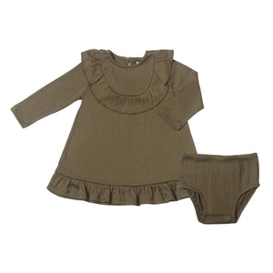 ettie + h Girls Sally Dress - Sage Green