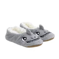 Robeez Slipper Socks 2pk - Shark Tie Dye Grey Fleece