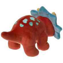 Load image into Gallery viewer, Mary Meyer 10&quot; Smootheez Triceratops Dino - Red
