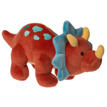 Load image into Gallery viewer, Mary Meyer 10&quot; Smootheez Triceratops Dino - Red
