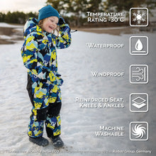 Load image into Gallery viewer, Jan &amp; Jul Kids Waterproof Snowsuit | Neon Peaks
