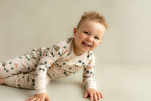 Load image into Gallery viewer, Coccoli Long Sleeve Cotton-Modal Pajama Set - Farm on Beige
