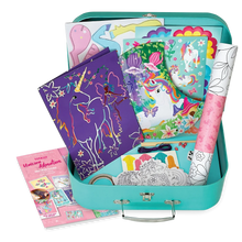 Load image into Gallery viewer, Box Candiy Totally Unicorn Adventures Travel Case Craft &amp; Activity Set
