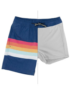 Feather 4 Arrow Boys Vintage Stripe Lined Volley Trunk