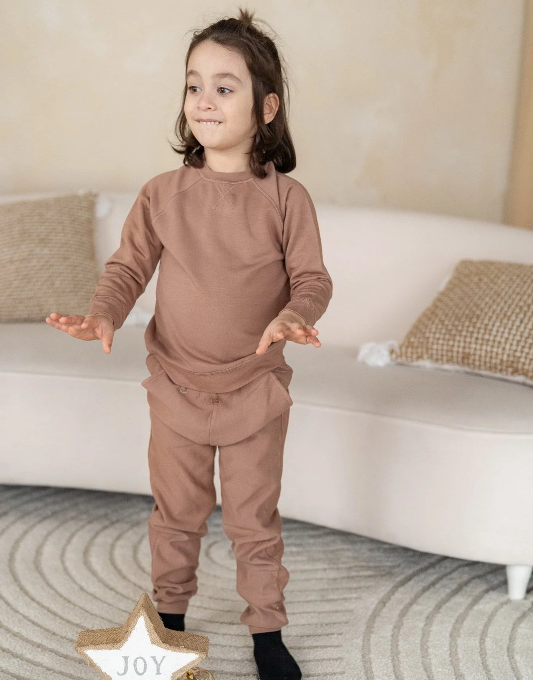 Silkberry Bamboo Fleece Sweatshirt - Brownie