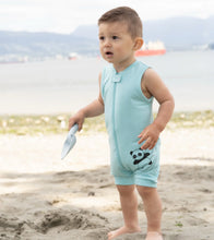 Load image into Gallery viewer, Silkberry Baby Bamboo Sleeveless Romper - Aqua
