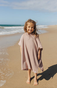 Current Tyed Waffle Beach Poncho