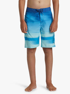 Quiksilver Youth Boys Everyday Fade 17" Boardshorts - Swedish Blue